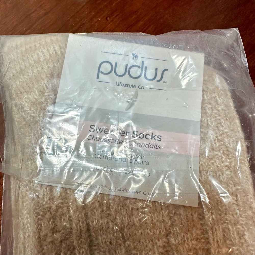 Pudus Lifestyle Co. Sweater Socks BRAND NEW - Picture 4 of 4